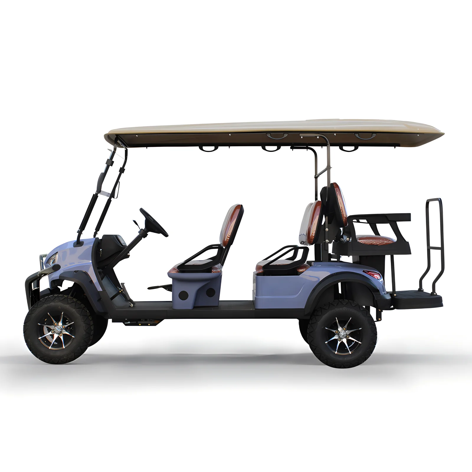 Exclusive authorization factory for new model 2+4-seat electric golf club car, electric golf cart, hunting cart CE certific