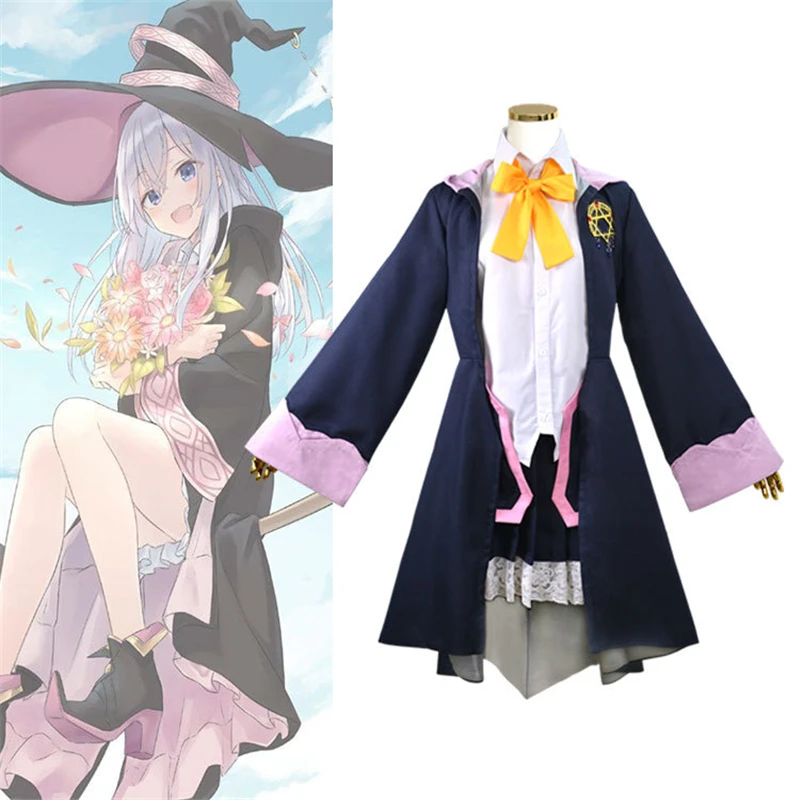 Dokidoki-sr Fantasia Feminina, Anime, Bruxa: A Viagem De Elaina, Traje Para  Cosplay De Mulheres - AliExpress