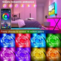RGB 5050 LED Strip Light Remote App Control TV Led Backlight Flexible Ribbon Tape USB 5V Led Light for PC Gaming Room Decoration 2