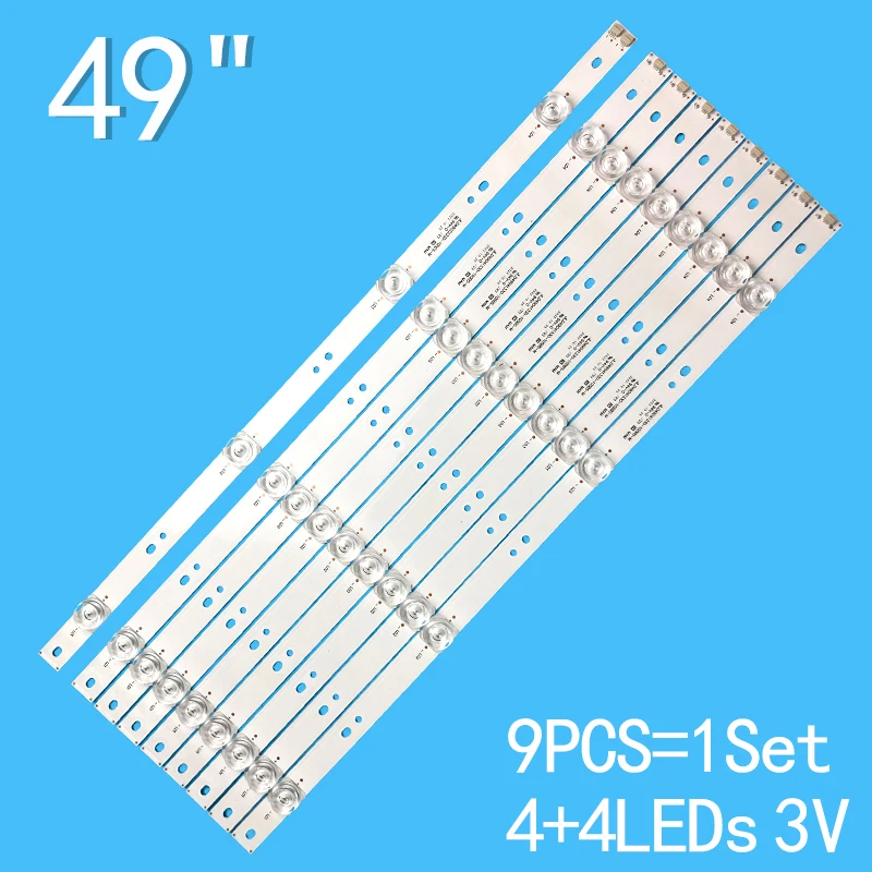 

LED Backlight strip For LDS-4966UHD JL.D49041330-105BS-M LED50K560 LE-8815A 49DLED 0D22 MS-L2327