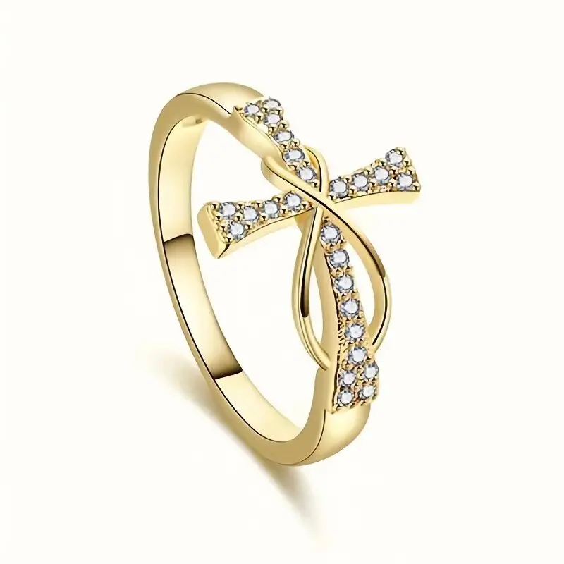 Anello Dito Medio Donna Argento – Cerchio Attorcigliato Incrociato, Regolabile, Accessorio Festa