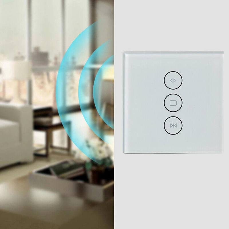 86mm WiFi Smart Curtain Switch for Alexa/ ECHO/Google Home_OFSS
