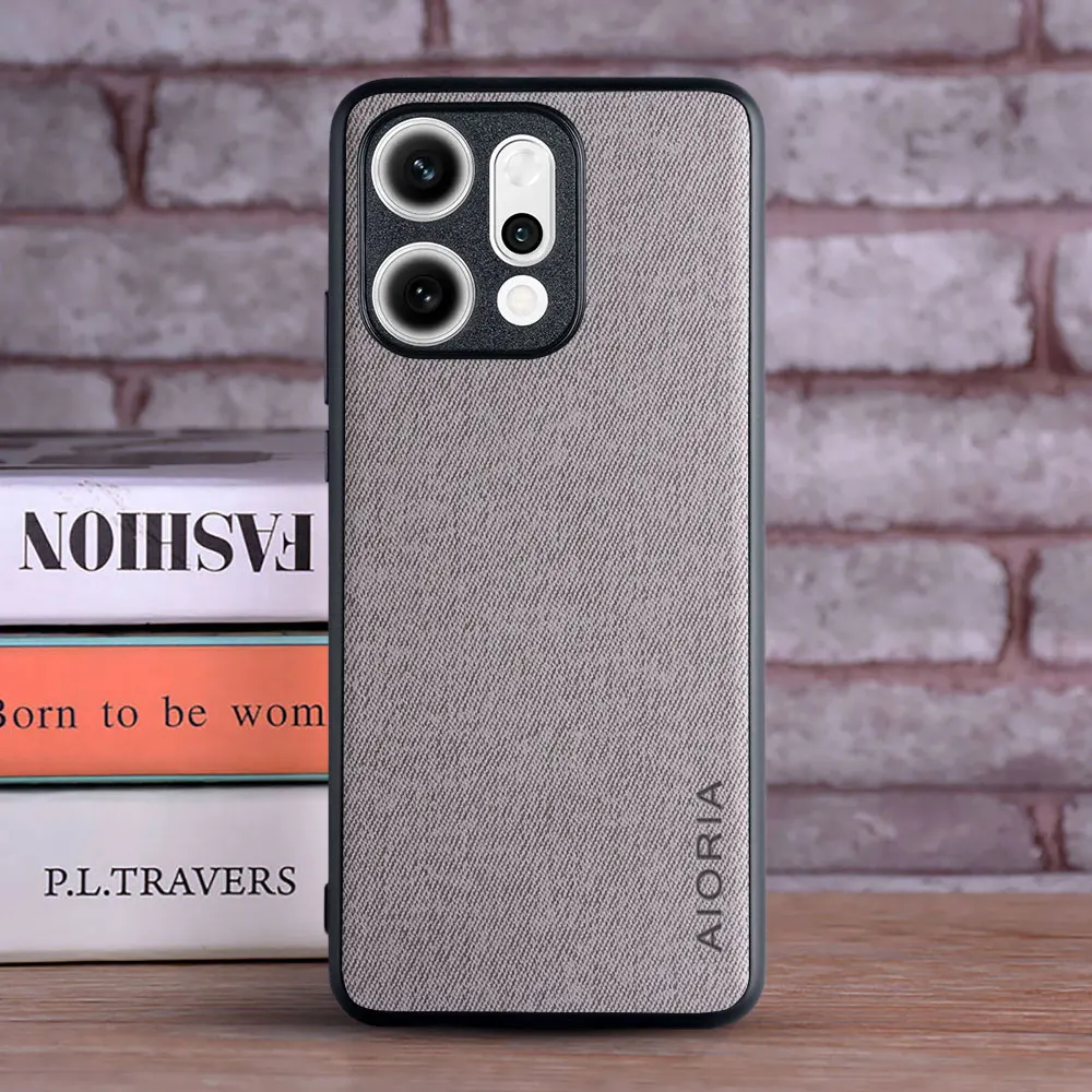 Luxury Textile Leather Phone Case Coque