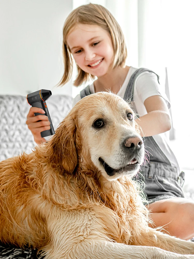 전기 송풍기 IPX4 방수 고출력 터빈 블로워 무선 터보 팬 자동차 앞 유리 제상용