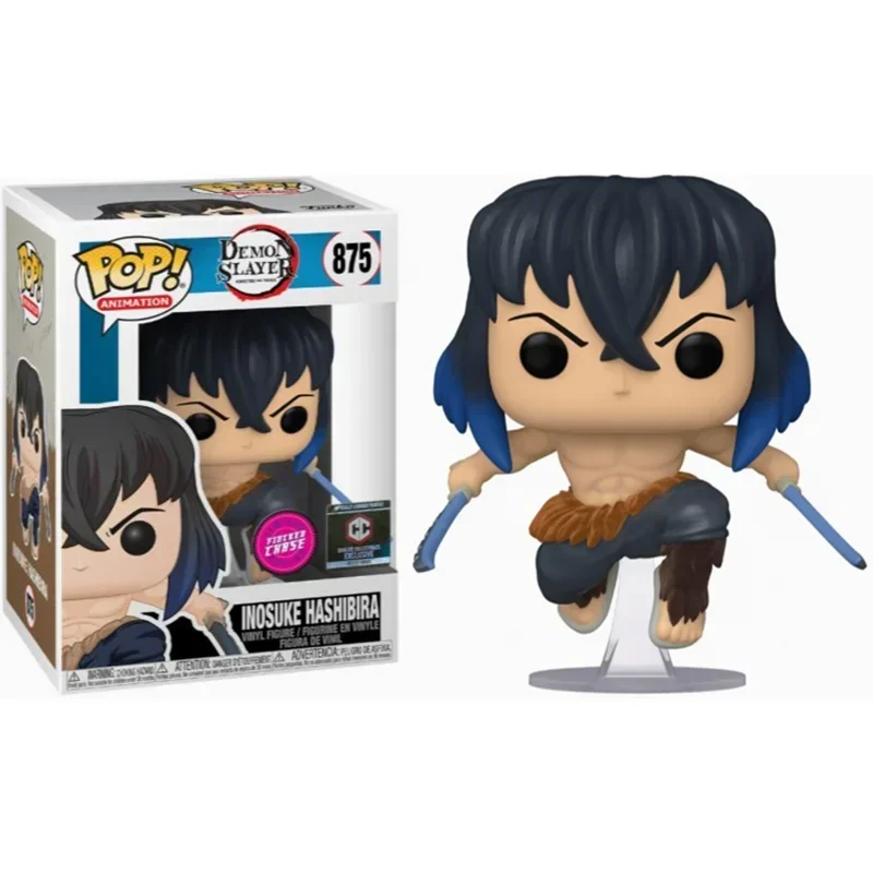 thumbnail image 5 of NUEVA colección de figuras de acción FUNKO POP Demon Slayer, modelo de juguete para niños, n.º 875, Inosuke, n.º 870, Muzan, n.º 871, Kamado, n.º 873, 5 of 5