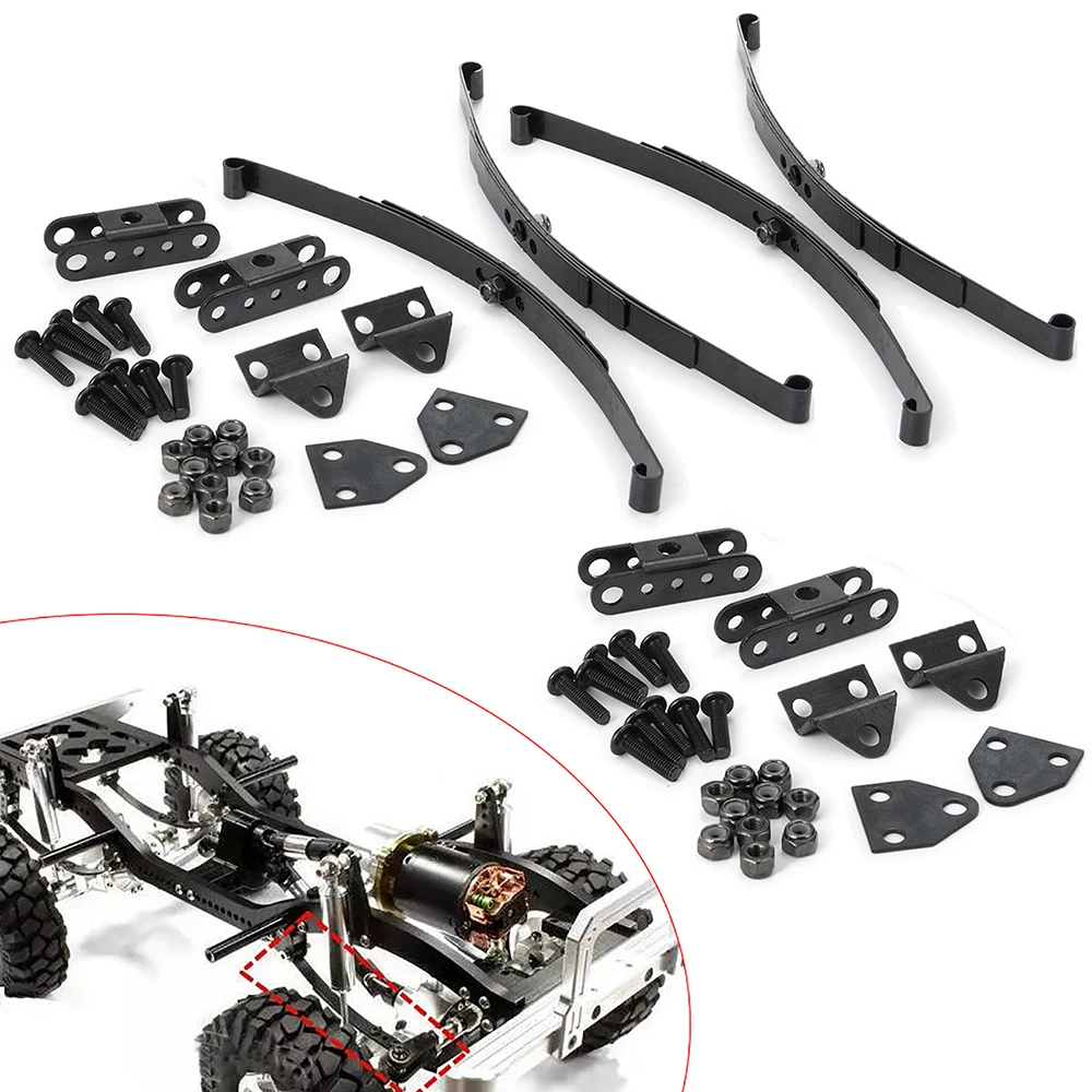 RC PRC автомобильный пружинный подвесной стержень стальной для 1:10 Rock Crawler D90 Axial SCX10