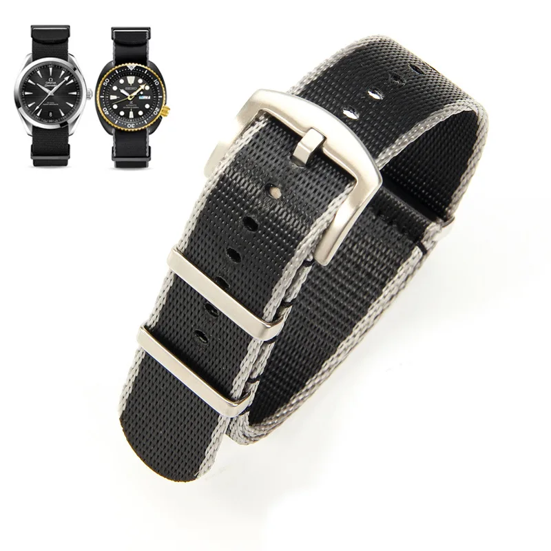 Durable Army Sports Nylon Watch Band - Universal 20mm & 22mm Strap