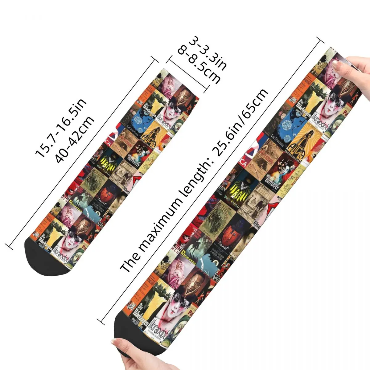 Opera stockings Thickened thermal stockings Men's and women's stockings, For Unisex