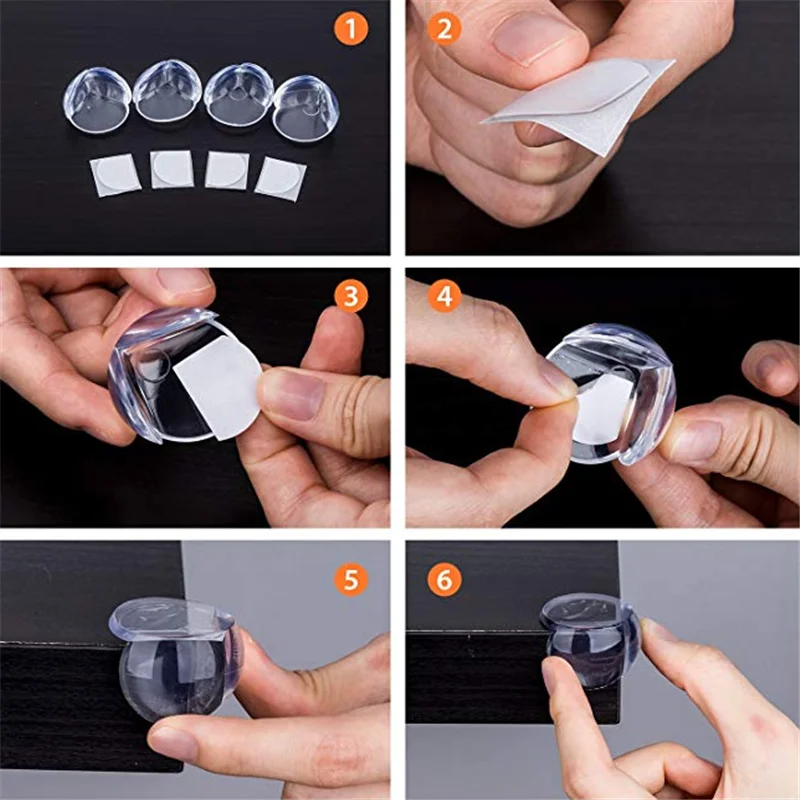 Table Corner Protector Table Edge Protector Furniture Anti Collision Strip 10PCS Transparent Anti Collision Angle PVC Pad Child Safety Corner Guard Baby Collision Proof Protector Table Corner