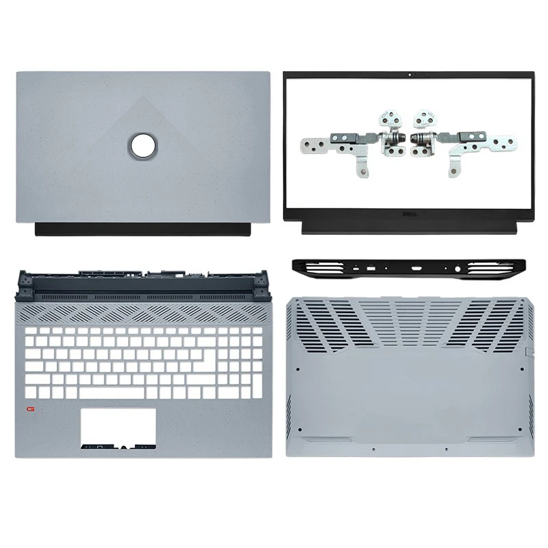 

NEW Original For Dell G15 5510 5511 5515 Laptop LCD Back Cover Front Bezel Hinges Palmrest Bottom Case Air Outlet Grey