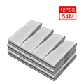 12Pcs White