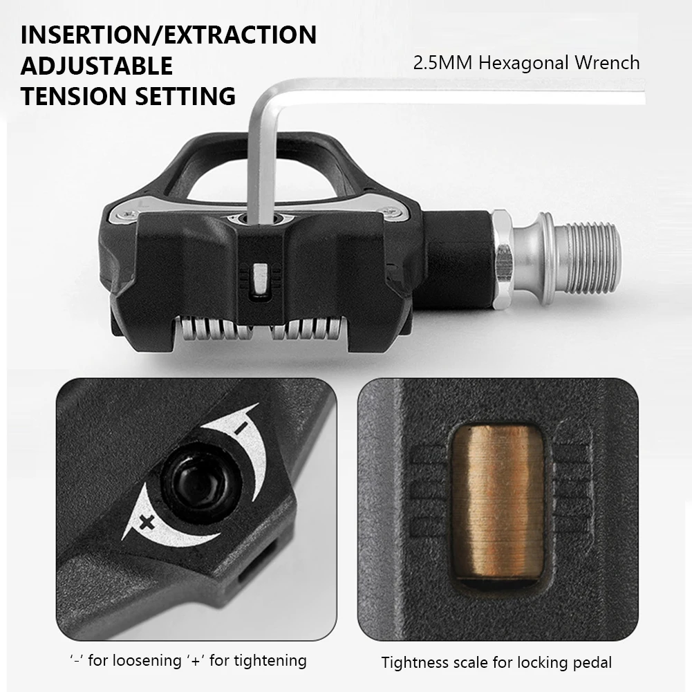 Durable Anti-Slip Waterproof Bicycle Pedals with Wide Platform