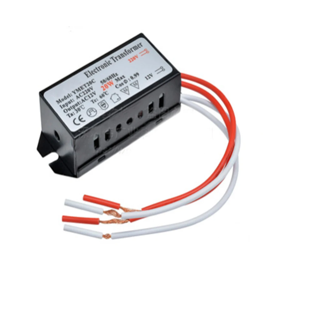 

AC 220V to 12V 20-50W LED Transformer for Lighting Halogen Lamp Electronic Converter Voltage LED Transformer Power Supply