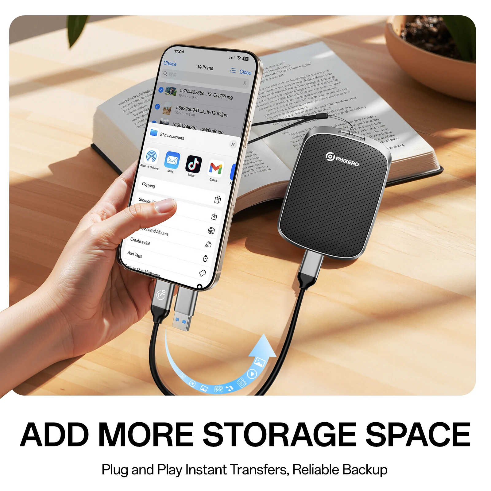 픽세로 1TB 외장 SSD 128GB 256GB 512GB 1TB 최대 550MB/s 휴대용 솔리드 스테이트 드라이브 스토리지 PSSD 5Gbps 태블릿 노트북용