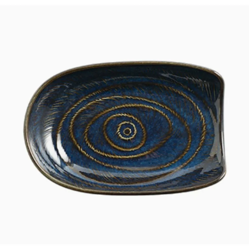 Ceramic Kitchenware Rack, Teaspoon Tray, Ideal Gift for Coffee and Desserts, Vintage Multi-color Oven Design  Interesting