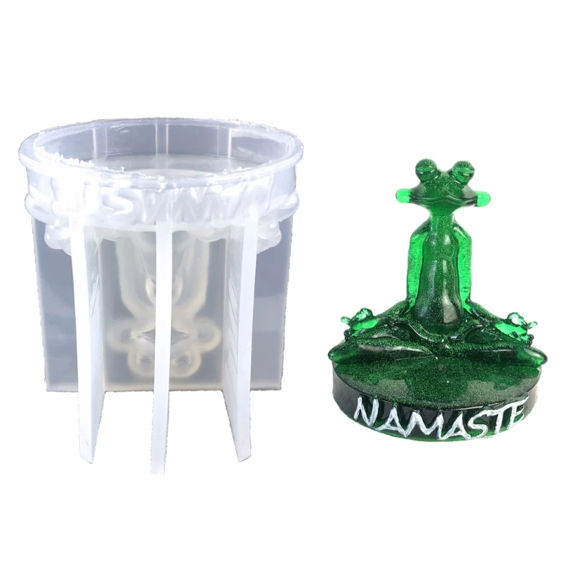 

Yoga Silicone Mold Pendulum Decoration 3D Animal Epoxy Resin Mould