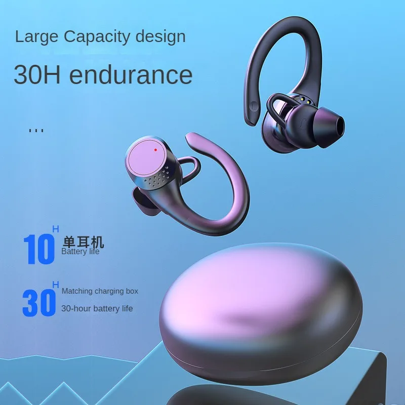 

2023 New Ear-Hanging Wireless Bluetooth Headset High Sound Quality Intelligent Noise Reduction Private Model In-Ear Long Battery