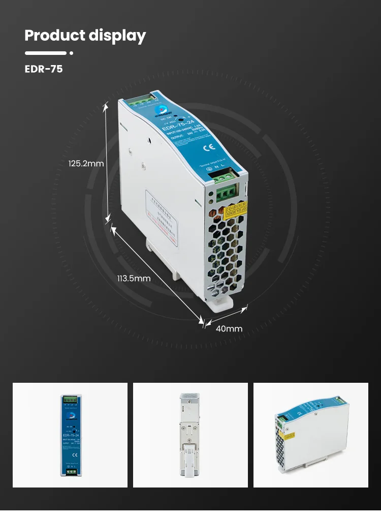 dc 75w 120w 150 única saída industrial