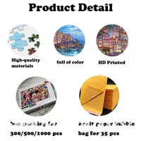 108/200/300/500/1000 Pieces Personal Custom Puzzles Handmade Hobbies Unique Gifts Wooden/paper Puzzles Family Game Toys 6