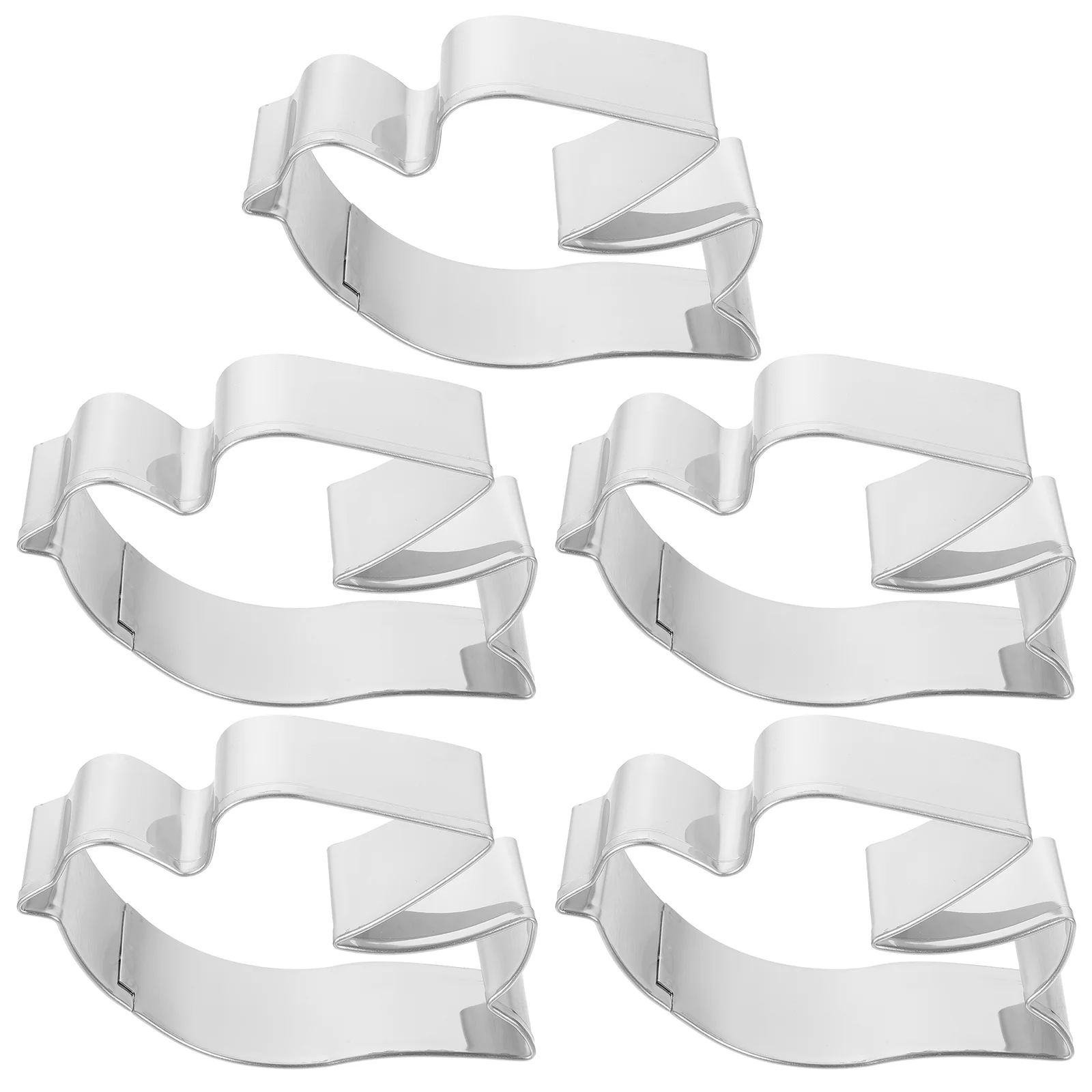 

5 Pcs Metal Pigeon Cookie Biscuit Where Bird Cutters Stainless Steel Baking Tool