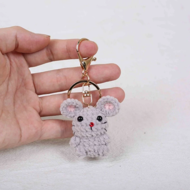 Mini Animal Series Crochet Keychain Cute Animal Doll Keyrings Mini Sheep Cow Knitting Doll Keychain Wholesale Custom Accessories 9 S9267ecca95b14ad5abd4904cc391ff7eL