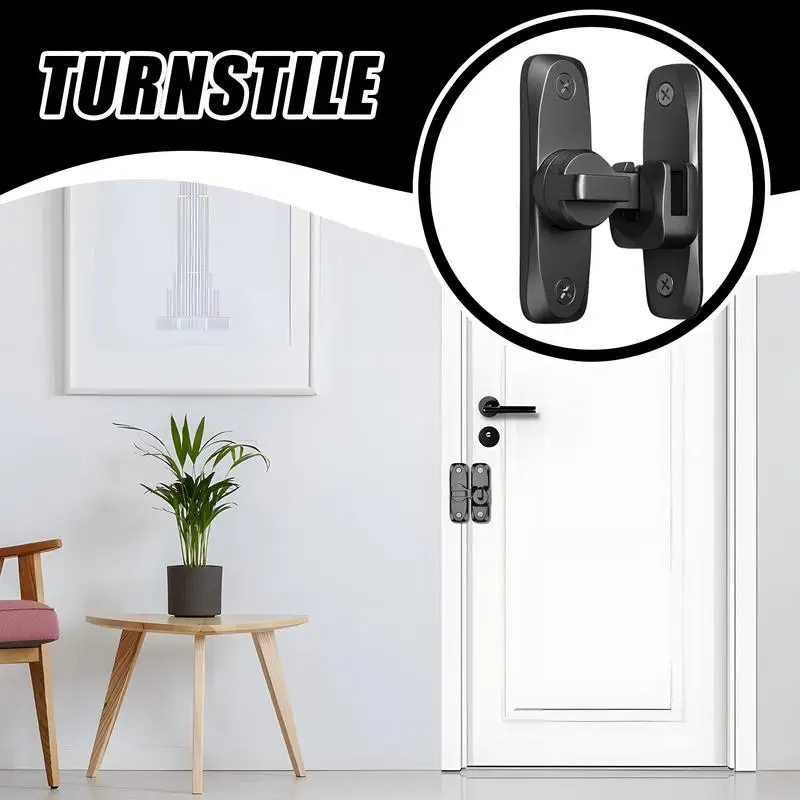 Flipping Gate Latch Flipping Gate Latch Lock Heavy Duty Anti-theft Hardware 90/180 Swing Door For Barn Garage Garden