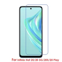 For Infinix Hot 20 Hot20 Play 5G 20S Screen Protector for Infinix Hot20play 5G 9H 2.5D Tempered Glass Full Cover Anti-scratchs