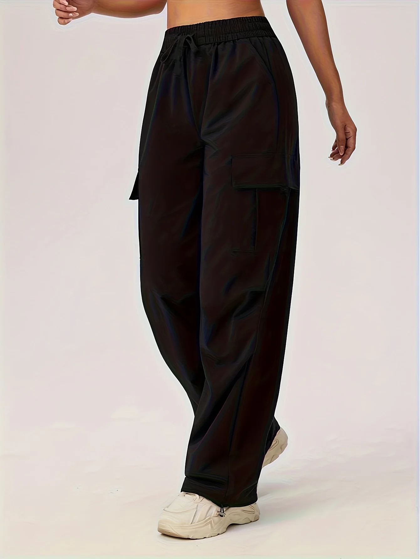 Women's Casual Loose Sports Pants New High Waist Joggers Breathable Quick Dry Fitness Yoga Pants 2