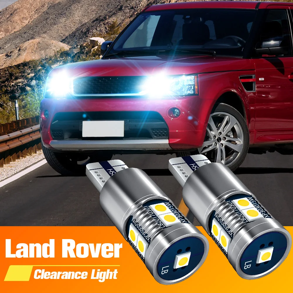 

2 шт., светодиодные лампы W5W T10 194 Canbus для Land Rover Discovery LR2 3 LR3 Freelander 1 2 Range Rover Sport