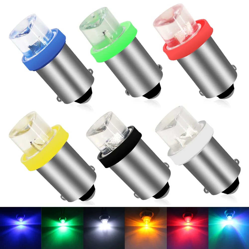 100X Ba9S T4W T11 Lampadine Ba9S 53 57 6253 Per Strumento Cruscotto Di Cluster Calibro Luci 64111 64113 1815 Interno Lampade 12V