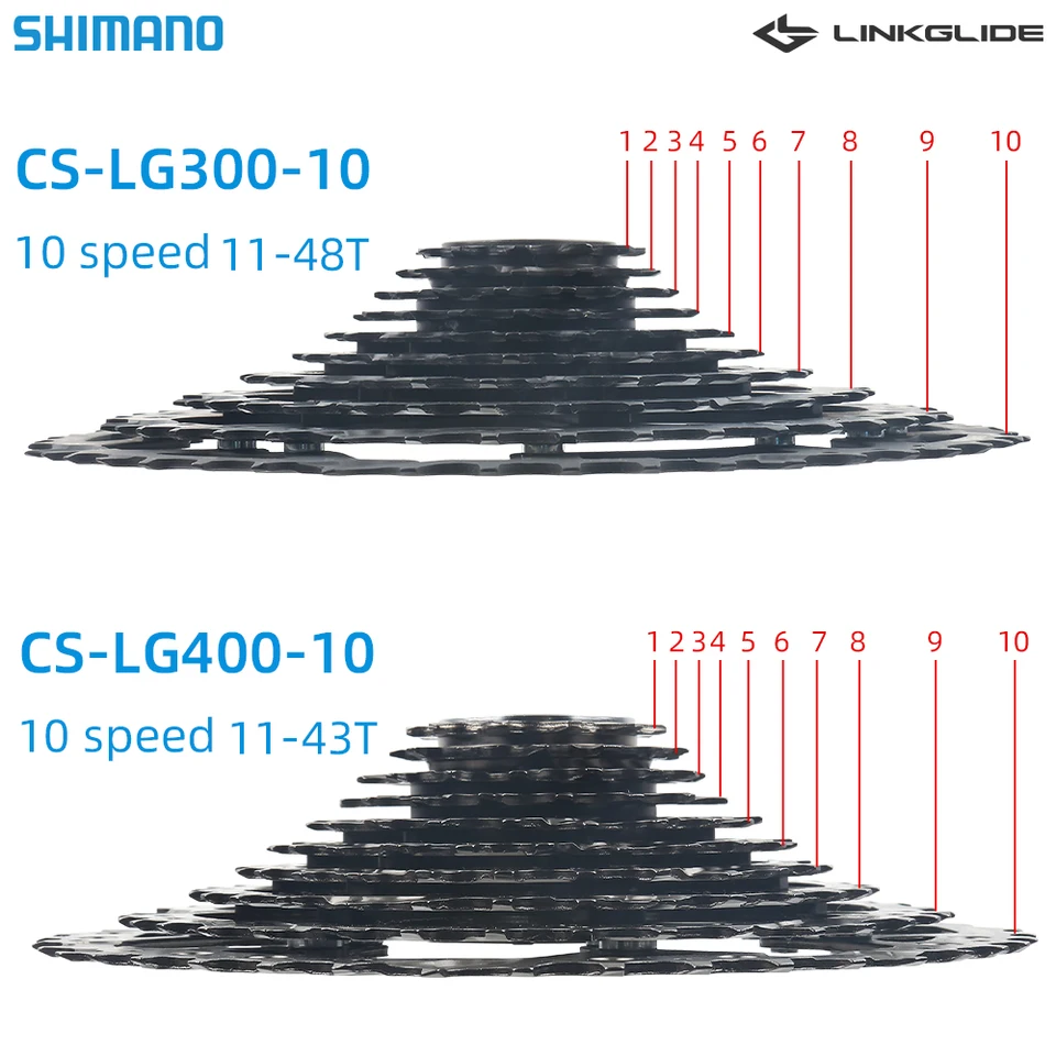 Cassetta Shimano CUES CS-LG600 LINKGLIDE 10 Velocità, 43T - Nuova, Confezione Aperta