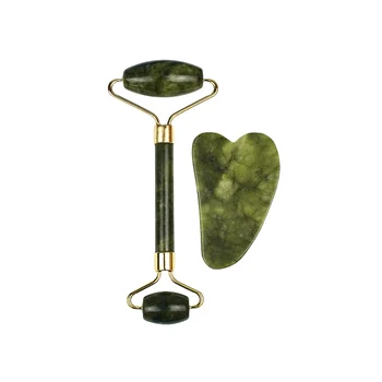 Jade Scraping Facial Massage Beauty Tool Natural Jade Scraping Board Roller Massager Law Tattoo Eye Beauty Bar 1