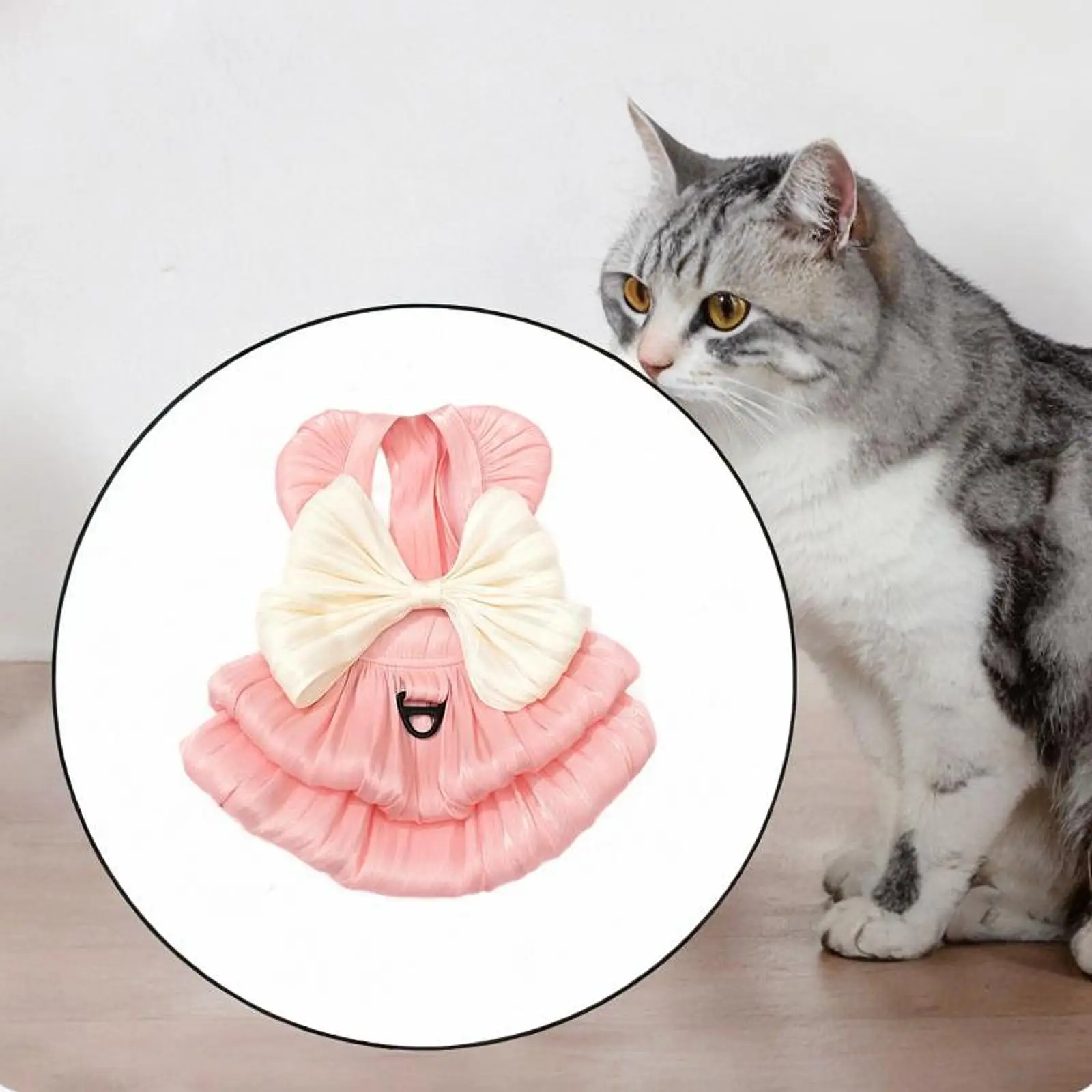 강아지 의류 공주 드레스 스판덱스 스커트 고양이 의상 소형견 생일 장식 사진 촬영용