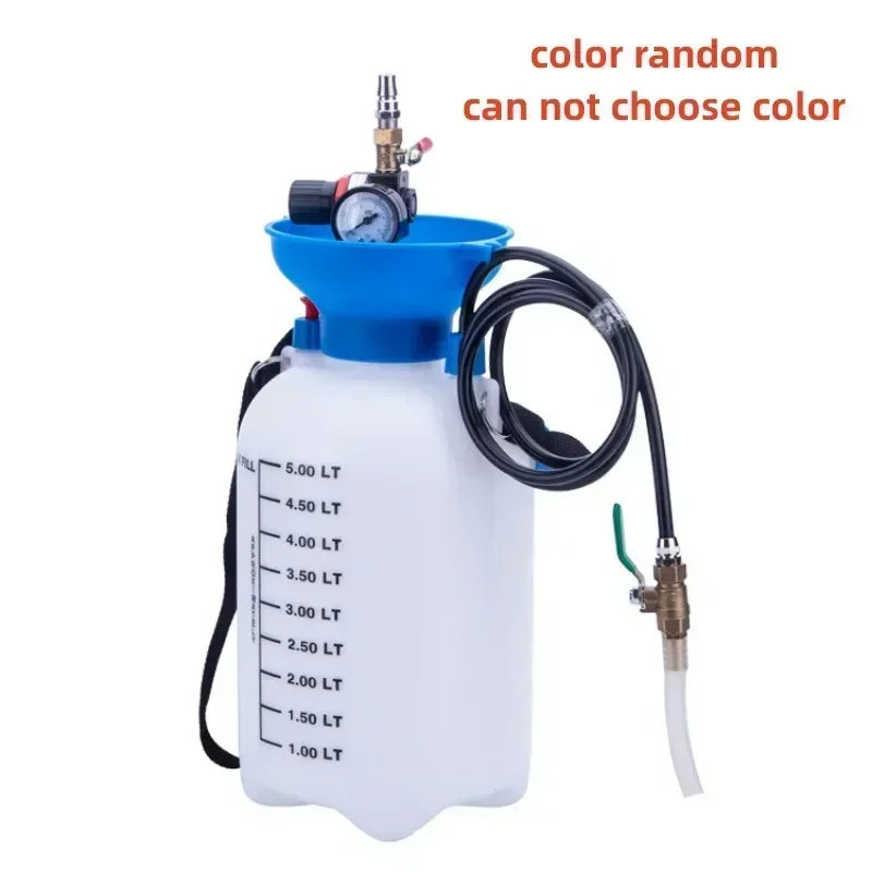 5L Pneumatic Filler Gear Transmission Fluid Tanker Car Gearbox Grease Injector Oil Tanker 3Second/Liter