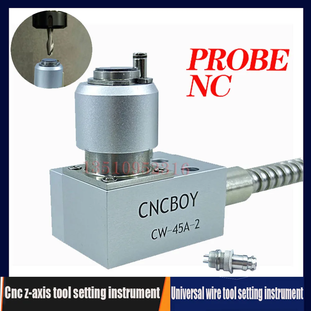 

Cnc Machine Tool Wired Tool Setting Instrument, Normally Closed Engraving Machine Z Axis Tool Setting Instrument, Probe