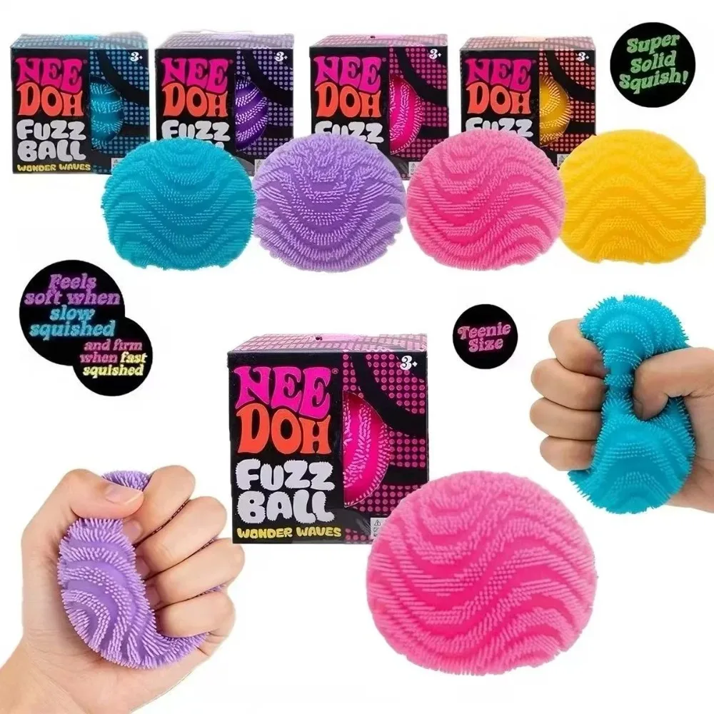 Enhanced Product Title:  
Nee Doh Fuzz Ball Stress Relief Ornament - Soft Squeeze Desktop Toy
