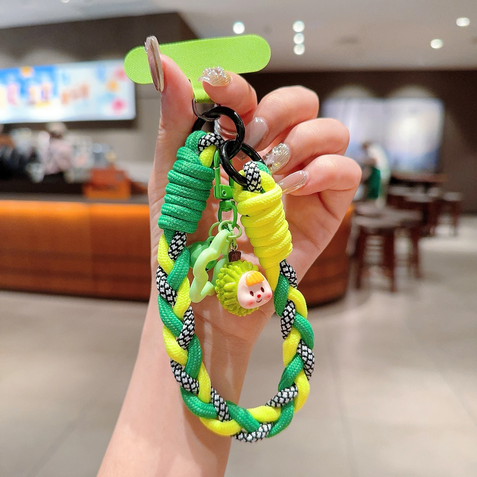 Creative Cartoon Hand-Woven Mobile Phone Lanyard Wrist Strap