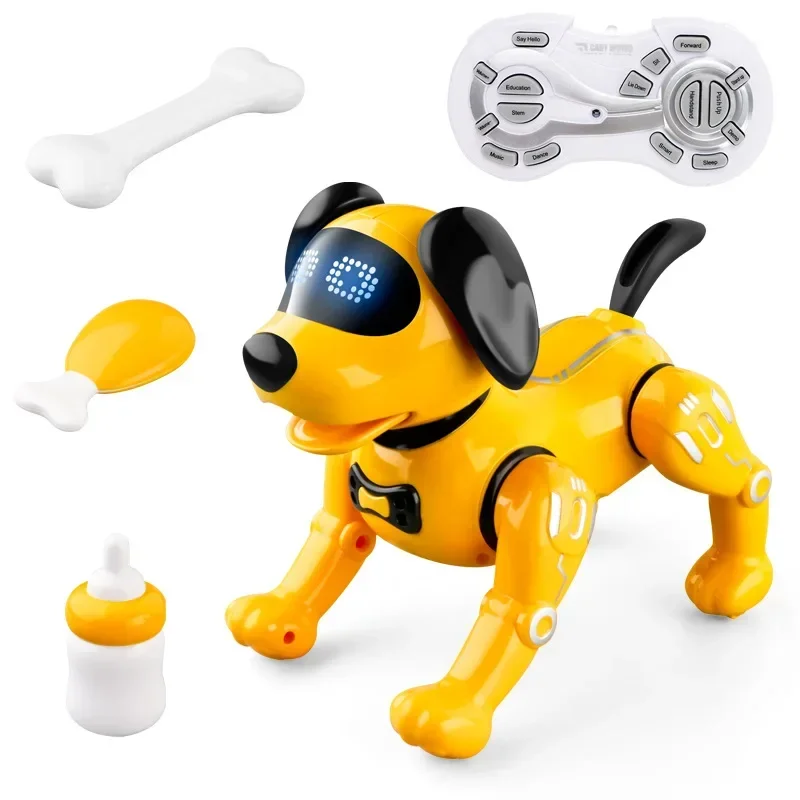 JJRC R19 Remote Control Robot Dog Toy Electronic Pets Programmable Robot Feeding interaction RC Robotic Stunt Puppy Children Toy 6