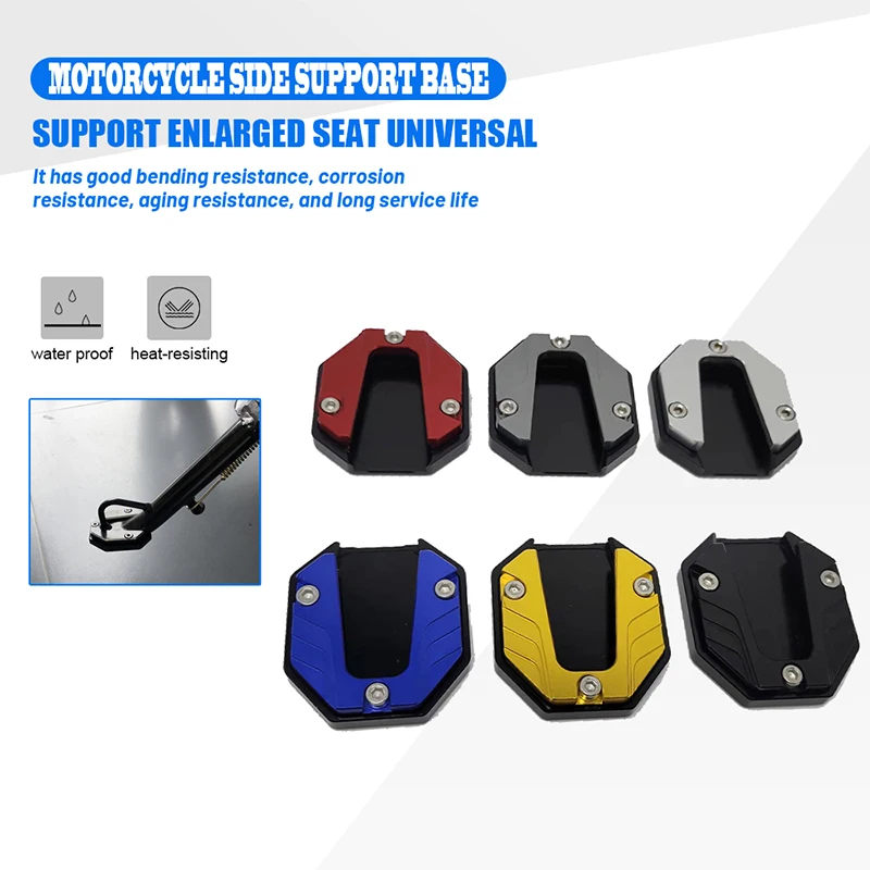 Motorcycle Foot Support Pad Side Support Stand Motorbike Side