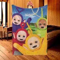Teletubbies Character Blanket Sofa Winter Warm Blankets for Cold Luxury Throw Blanket 150x200 Fluffy Soft Blankets and Throws 1