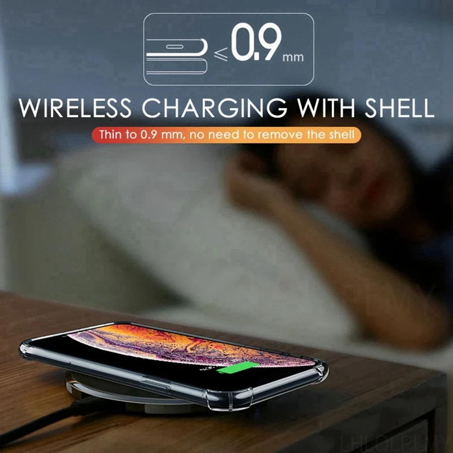 Durable Shockproof Silicone Smartphone Case with Clear Protection Cover
