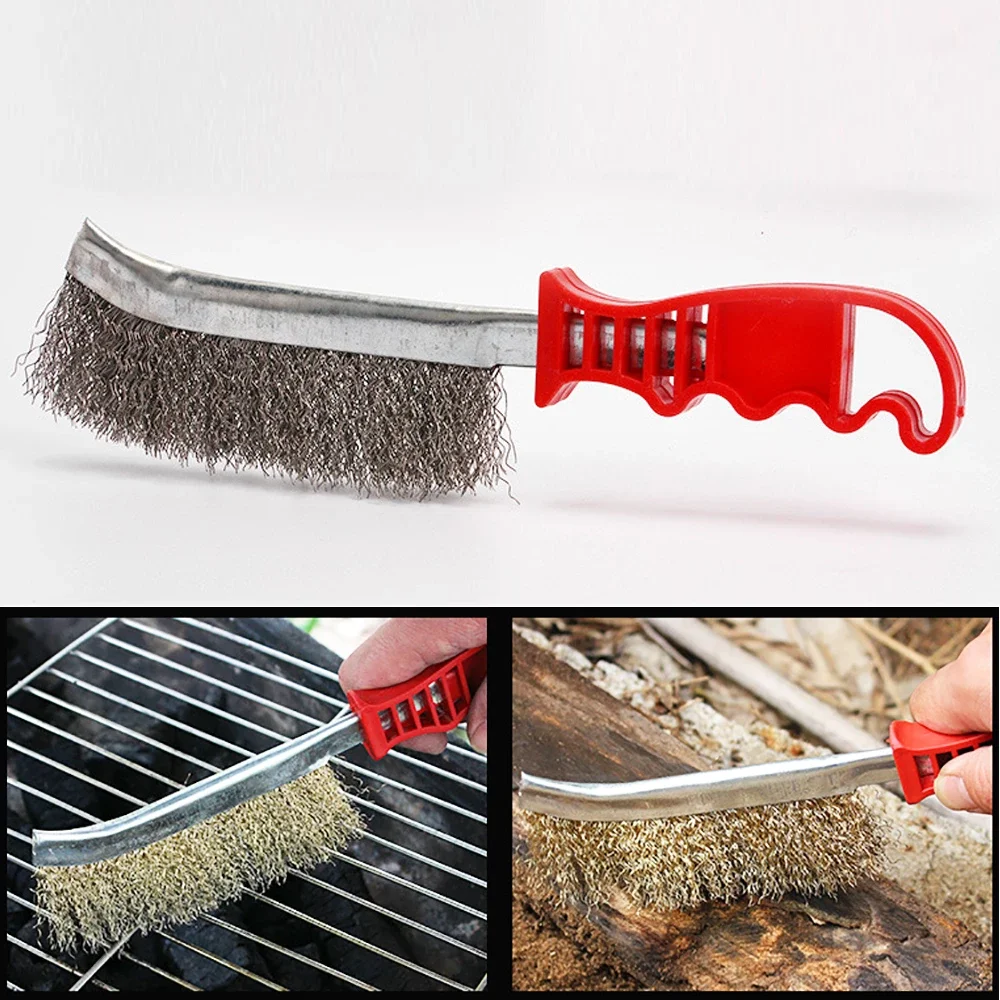 BarbecueCleaningBrushStainlessSteelWireGrillToolsBbqCleaner