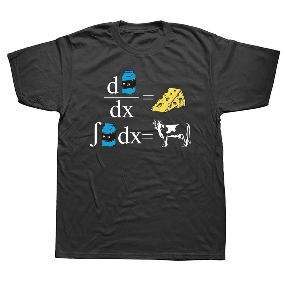 

Milk Differential Is Cheese T Shirt Funny Science Math Camiseta Calculation of Milk Is Cows Short Sleeve Farmer Tshirt EU Size