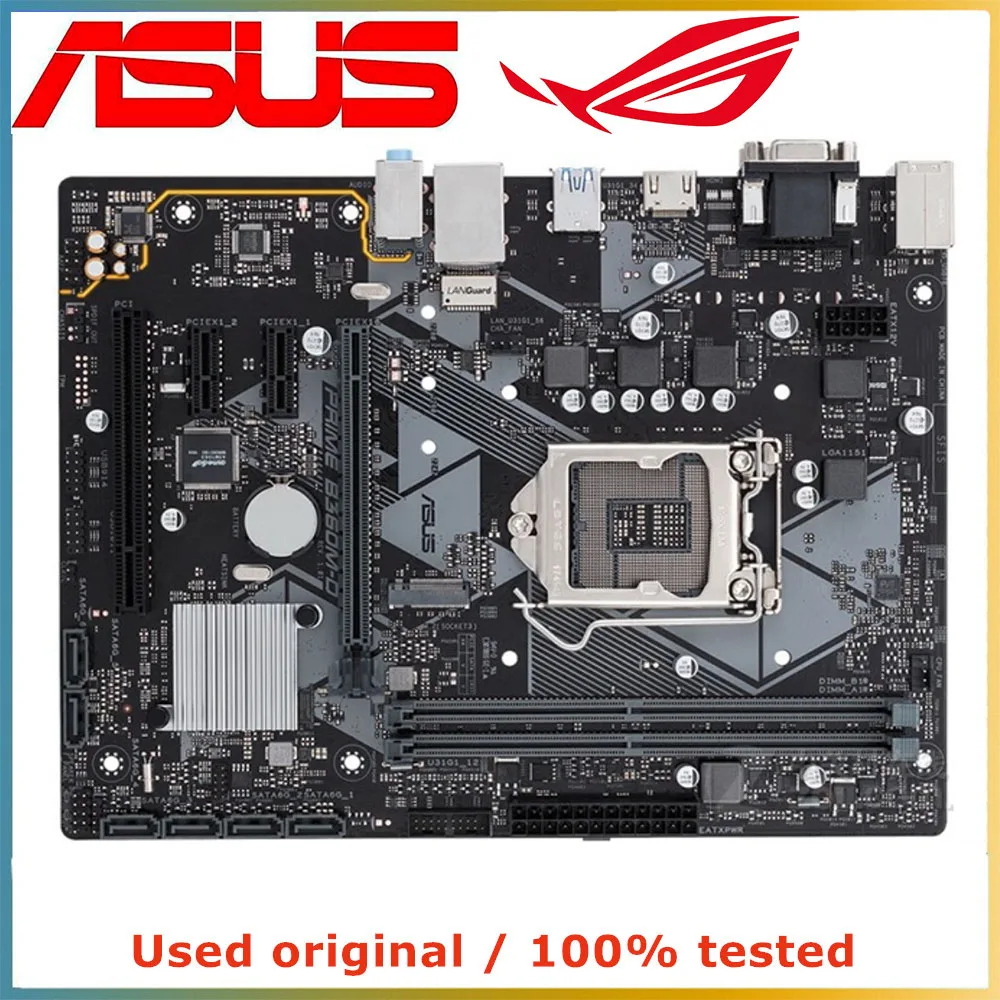 

Материнская плата для компьютера ASUS PRIME, материнская плата LGA 1151 DDR4 32G для Intel B360, десктопная материнская плата SATA III PCI-E 3,0 X16