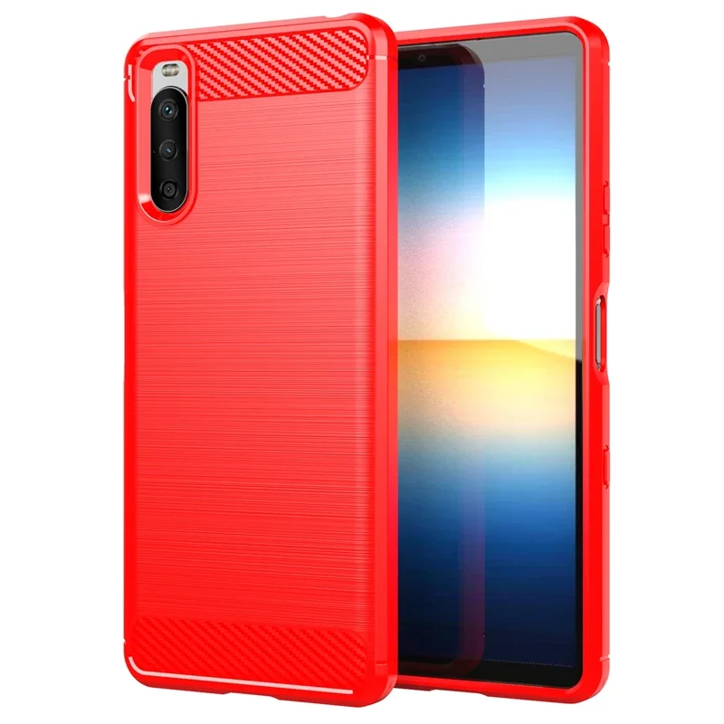 Sleek Silicone Carbon Fiber Phone Case with Enhanced Protection