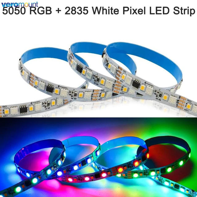 SMD 5050 RGB LED Strip Waterproof 5M 300LED DC 12V 24V CCT RGBCCT RGBW  RGBWW WHITE WARM WHITE NW Fita LED Light Strips Flexible - AliExpress