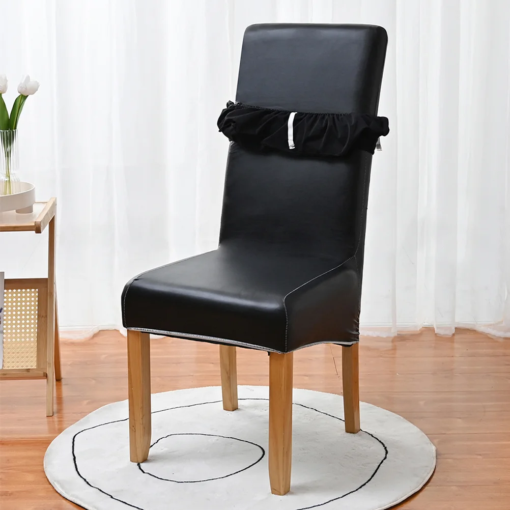 

Decor Chair Protector Dining Table Cover Elastic Pu Comfortable Water Resistance