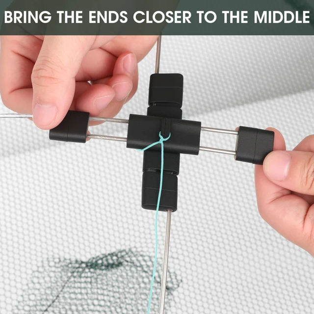 60/80/100cm Landing Fishing Net Portable Foldable Nylon Fishing Mesh For Carp Crucian Crab Shrimp Tilapia Outdoor Fishing Tackle 2