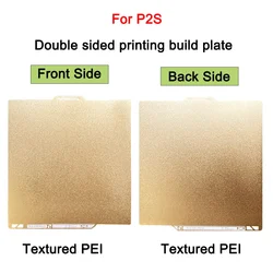 Enhanced Textured Double - Sided PEI Build Plate - No plug (1Pc PEI for P2S)