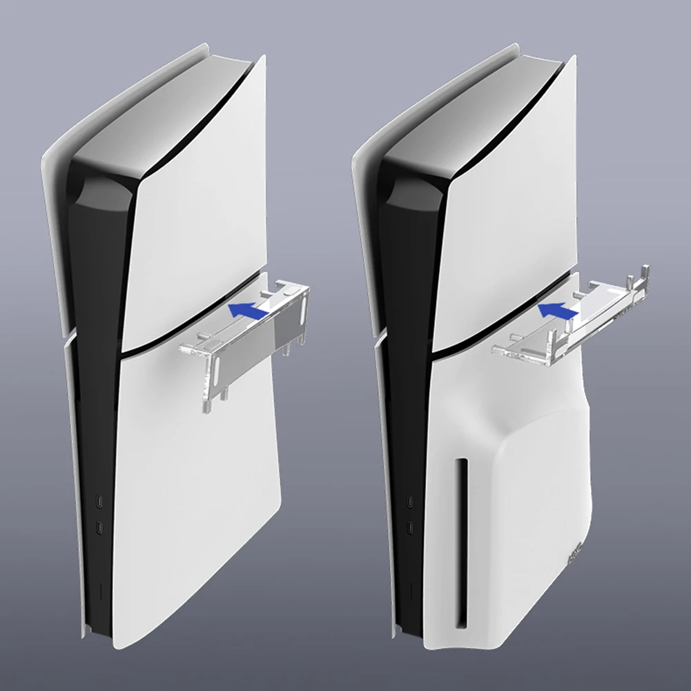 For PS5 Slim Horizontal Stand Non-slip Host Storage Stand Bracket for Playstation 5 Slim Disc & Digital Edition Game Accessories